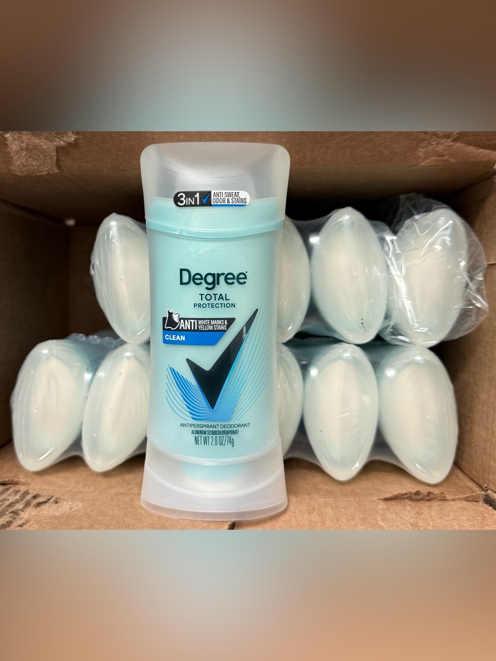 🔥BULK BUY🔥 PACK OF 12: Degree Protection Anti-Perspirant Deodorant - Clean Scent